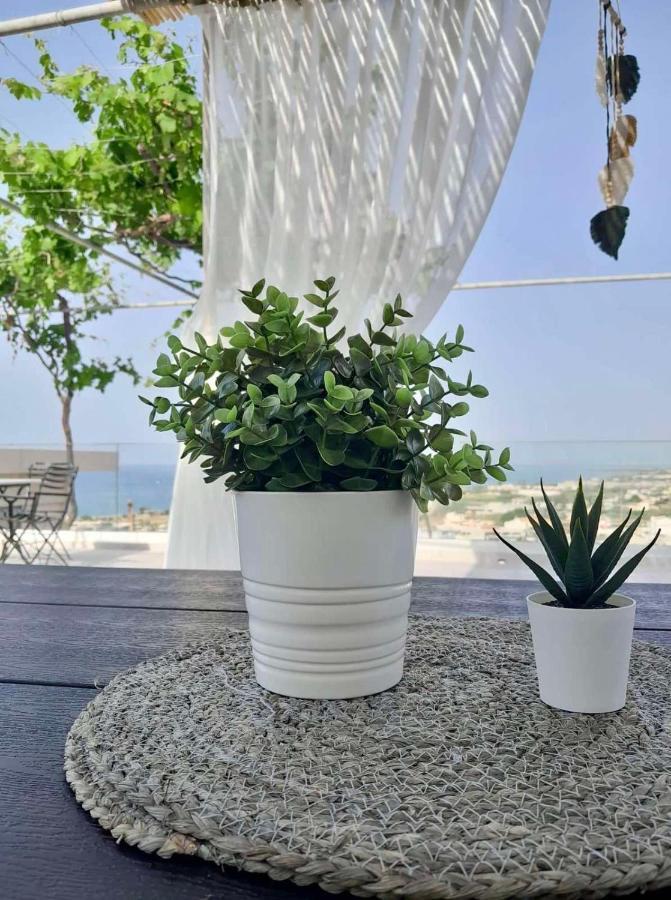 The Serene Veranda With Breathtaking Views Kolimvarion Bagian luar foto