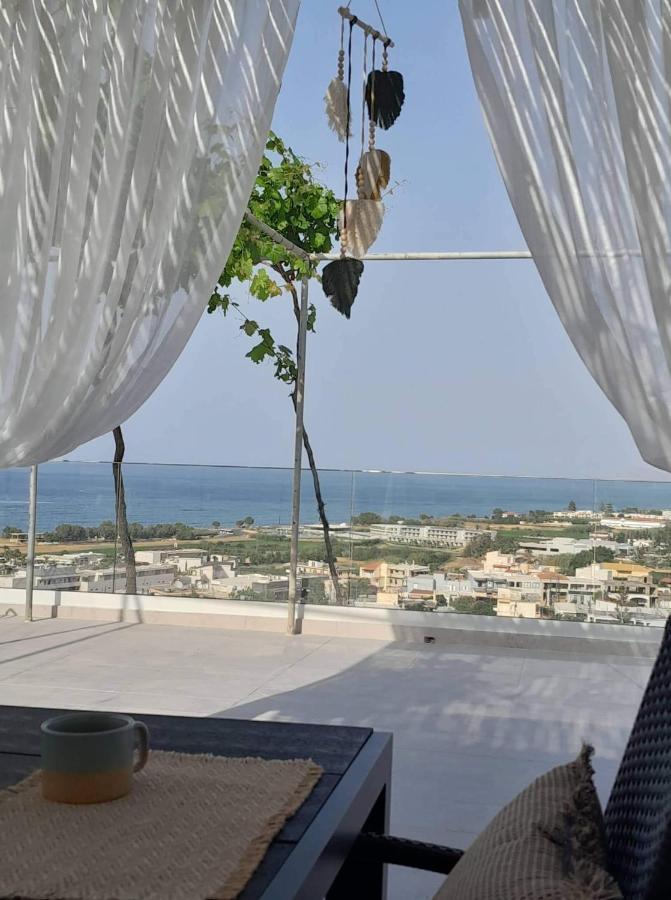 The Serene Veranda With Breathtaking Views Kolimvarion Bagian luar foto
